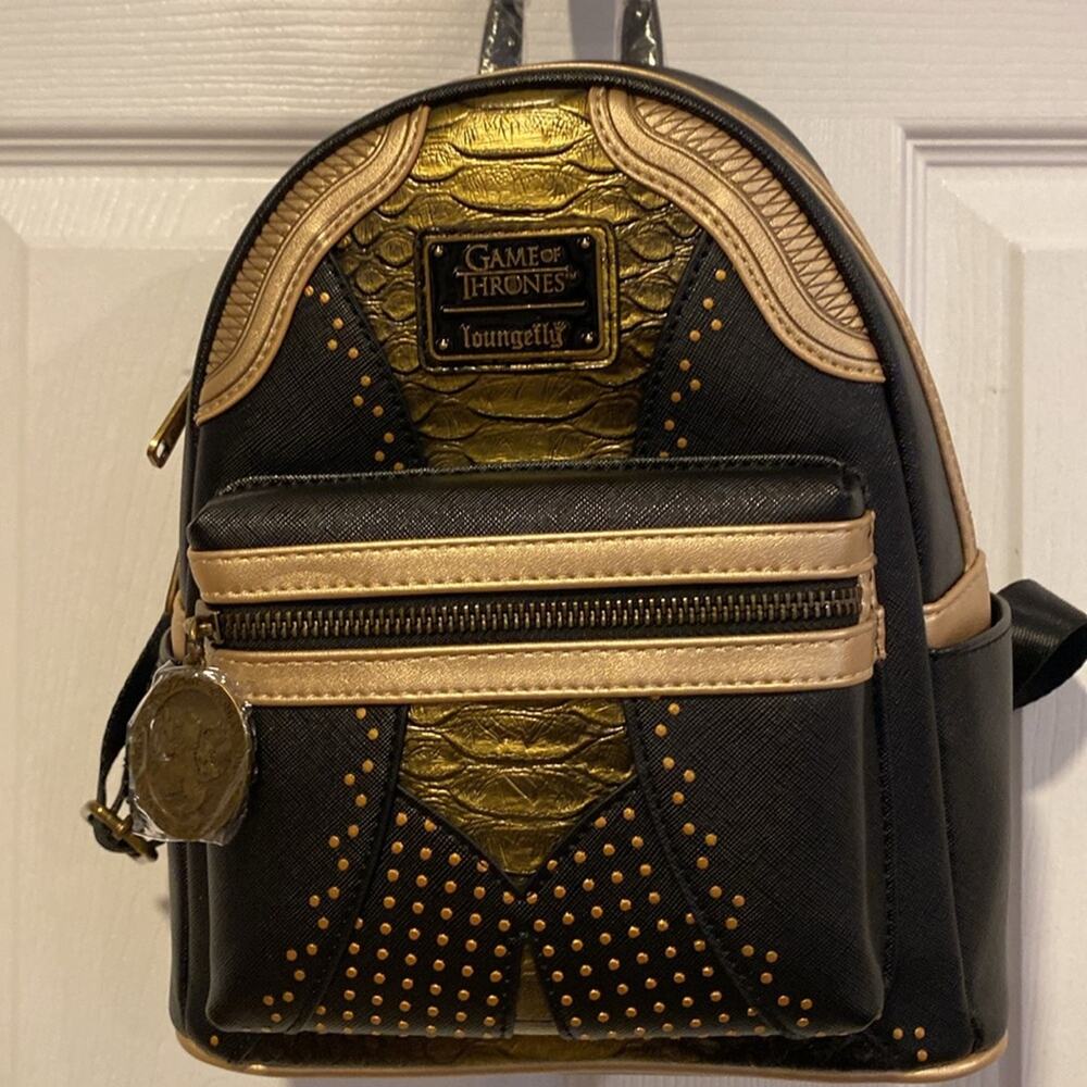 BNWT LOUNGEFLY Game of Thrones Queen Cersei Limited Editon Backpack - Picture 4 of 7